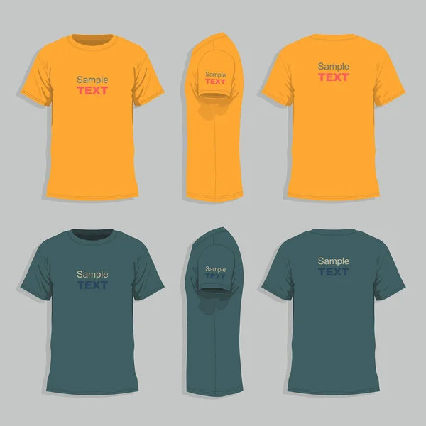 erkek t-shirt tasarım şablonu