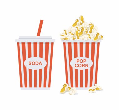 patlamış mısır ve kola