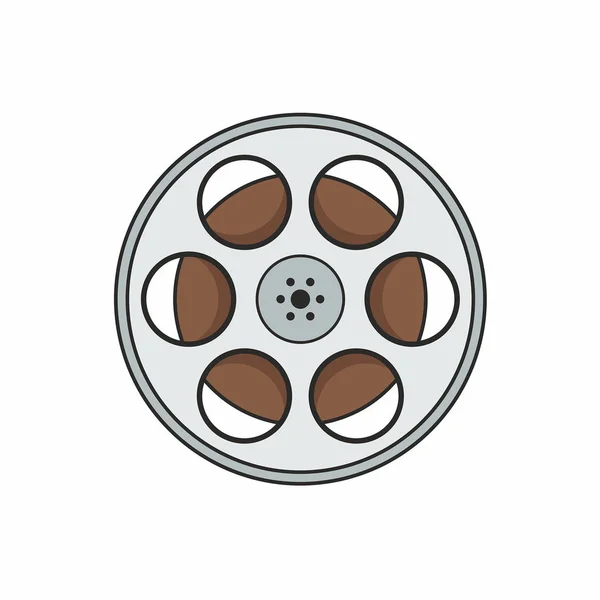 Carrete de película — Vector de stock