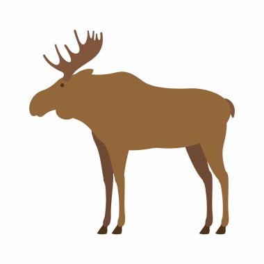 Geyik vektör simgesi