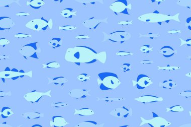  Dikişsiz desen balıklar