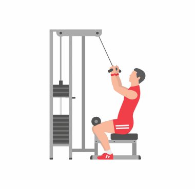 geri için ağır egzersiz yapan erkek