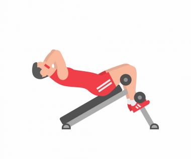 Bir basın bir eğitim aparatı üzerinde sallanan adam