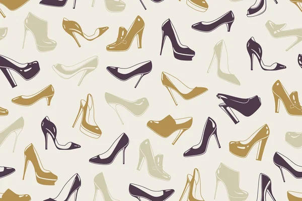 Kadının seamless modeli Ayakkabı