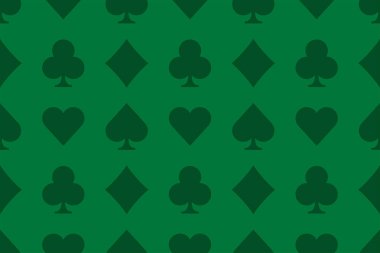 Seamless modeli üzerinde yeşil arka plan izole kart uygun