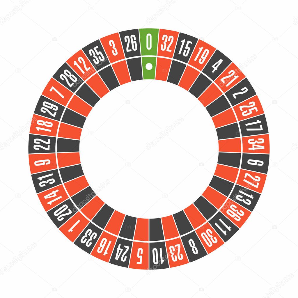 European roulette wheel picture | European Roulette Wheel Top View