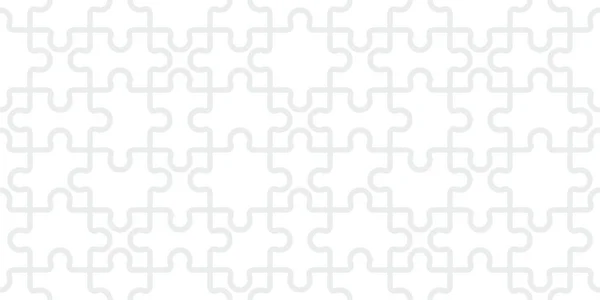 Bezproblémový Vzor Puzzle Styl Ploché — Stockový vektor