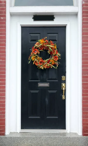 Colorful Autumn Wreath — Stock Photo, Image