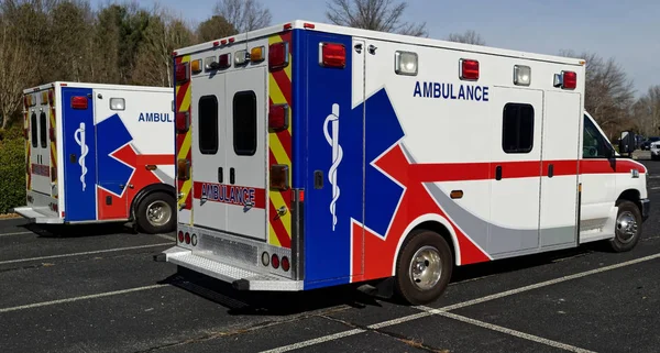 Parked Emergency Vehicles — Stock Photo, Image