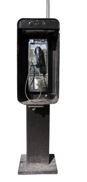 Grungy Устаревший таксофон — стоковое фото