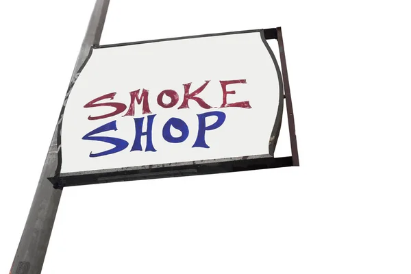 Дым магазин знак — стоковое фото