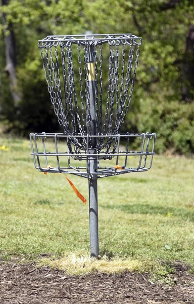 Disc Golf Basket — Stock Photo, Image