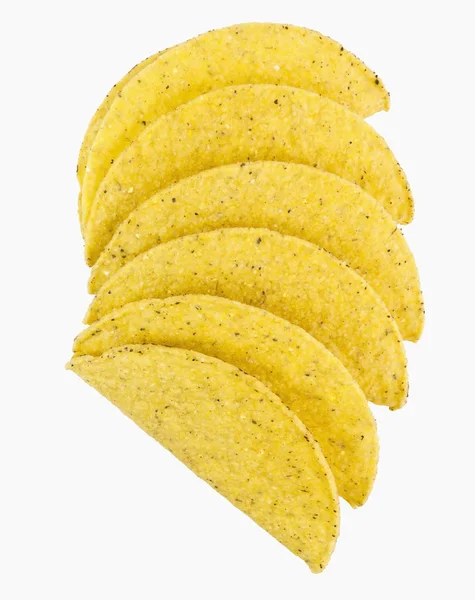 Spooning Taco skal — Stockfoto