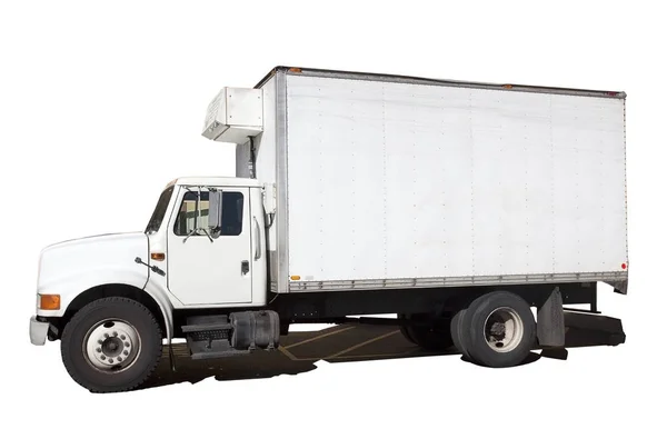 Ізольовані охолодженого харчової вантажівка — стокове фото