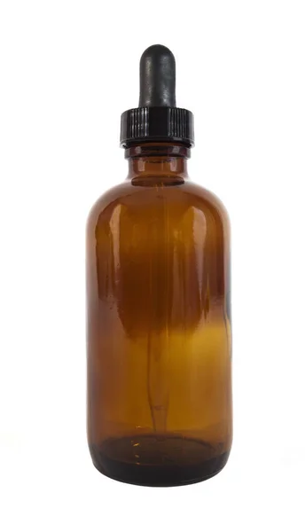 Glass Bottle with Eyedropper — Stock Photo, Image