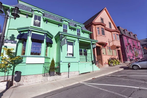 King Street, Lunenburg, Nueva Escocia, Canadá . — Foto de Stock