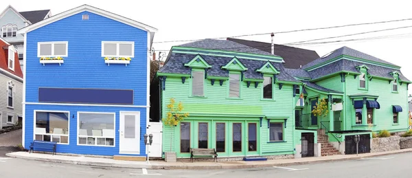 Edificios comerciales en Lunenburg, Nueva Escocia Canadá — Foto de Stock