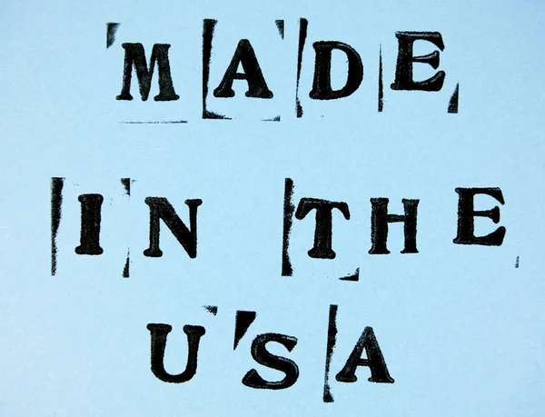Gyártva az USA-ban — Stock Fotó