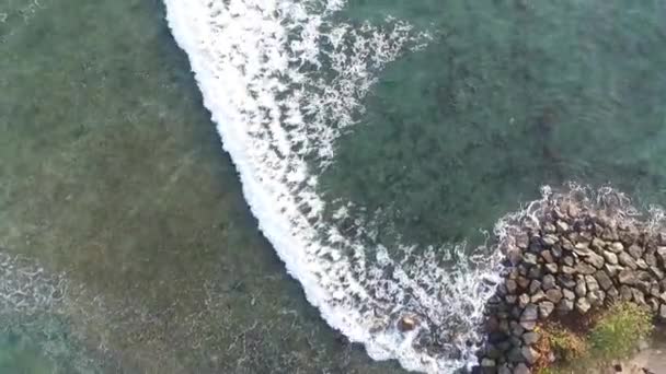 Zee Baai Van Drone Indische Oceaan — Stockvideo