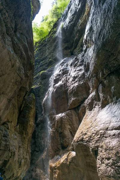 Río Partnach en el Partnachklamm — Foto de Stock