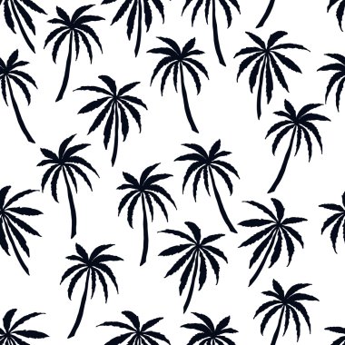 Palmiye ağaçlarıyla kusursuz desen