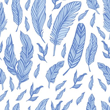 Tüylü boho tarzı desen