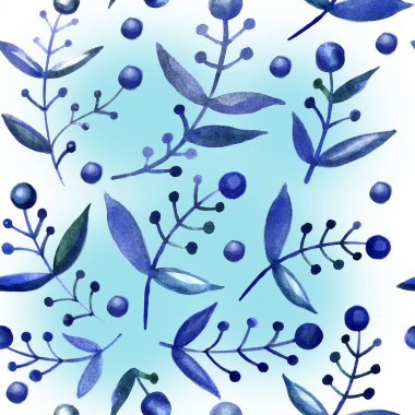 Dal ile suluboya desen