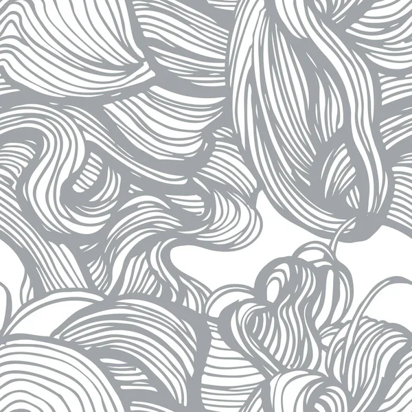 Abstraktes Dekoratives Muster Mit Nahtlos Gemischten Fäden Vektor Illustration — Stockvektor