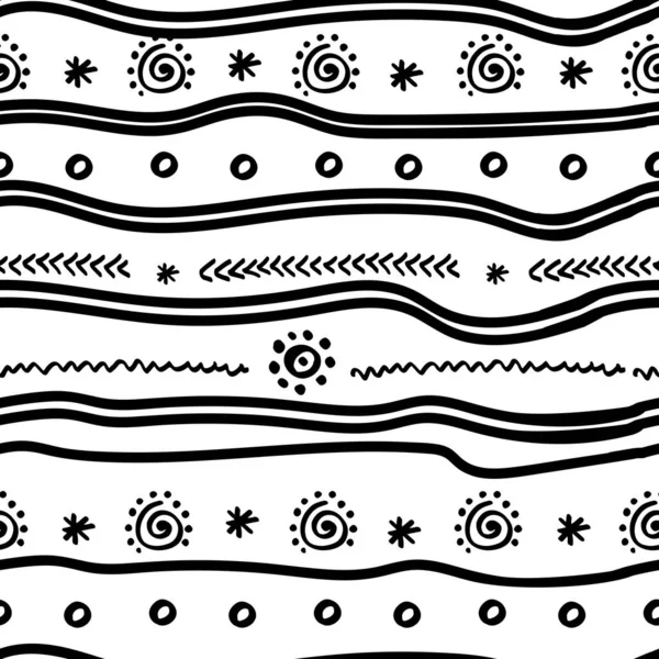 Abstract doodle sieraad patroon — Stockvector
