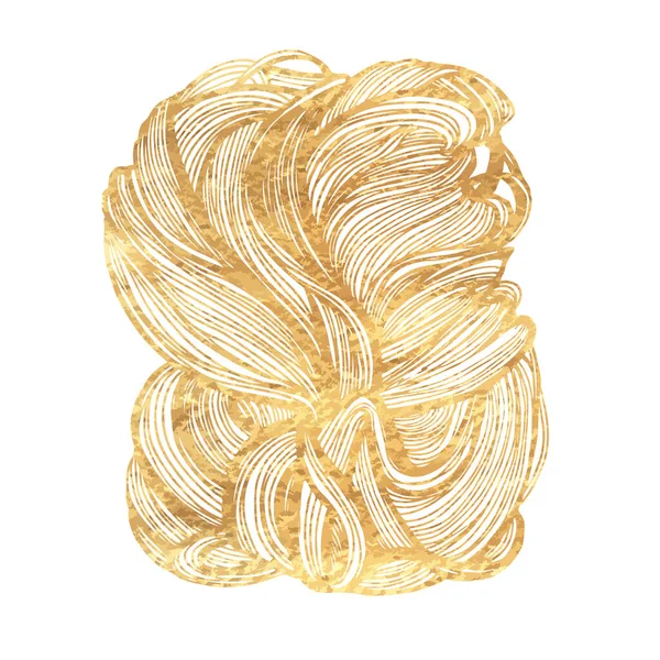 Декоративний Золотий Ажурний Шаблон — стоковий вектор
