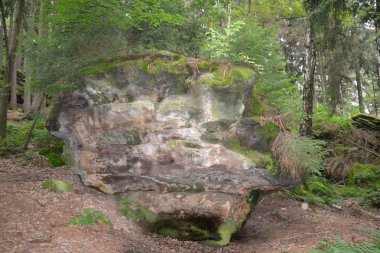 Felsen im Elbsandsteingebirge in der schsischen schweiz