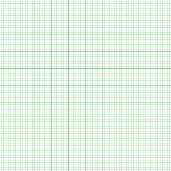 Grille de papier graphique ligne verte Forme carrée — Photo