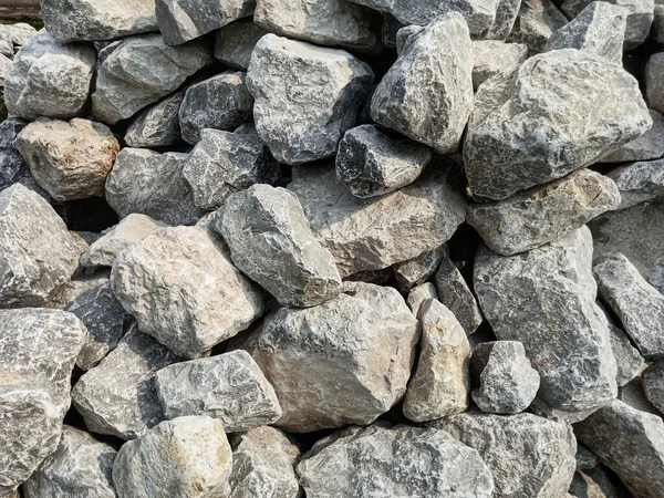 Абстрактні Камені Будівництві Використовується Захисті Від Колапсу Ґрунту — стокове фото