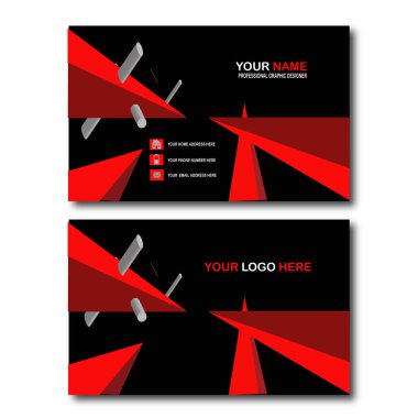 3D üçgen kartvizit