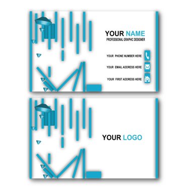 Mavi 3d iş kartı