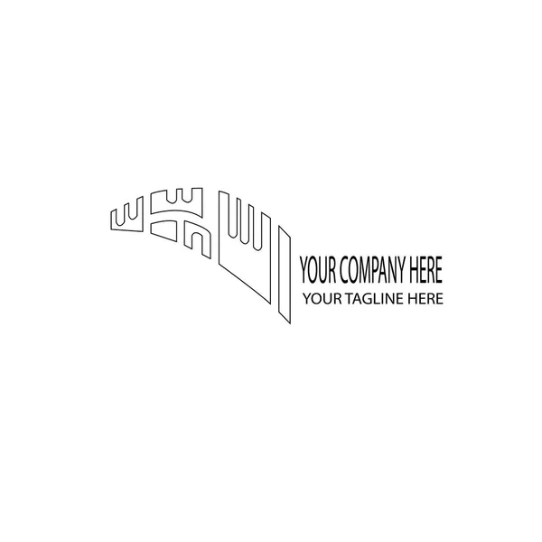 Ligne logo d'entreprise — Image vectorielle