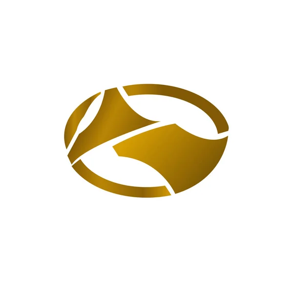 Lüks Logo altın kavramı otomotif inşaat iş tech için — Stok Vektör
