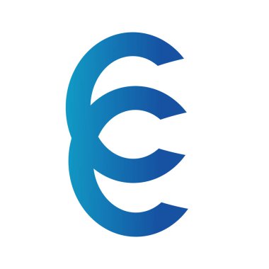 Mavi degrade iş logo banner