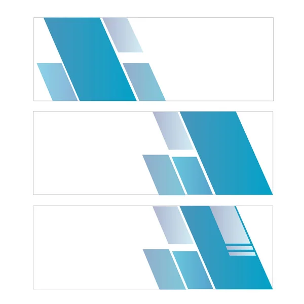 Mavi soyut tasarım web afiş afiş yıllık rapor broşür şablonu — Stok Vektör