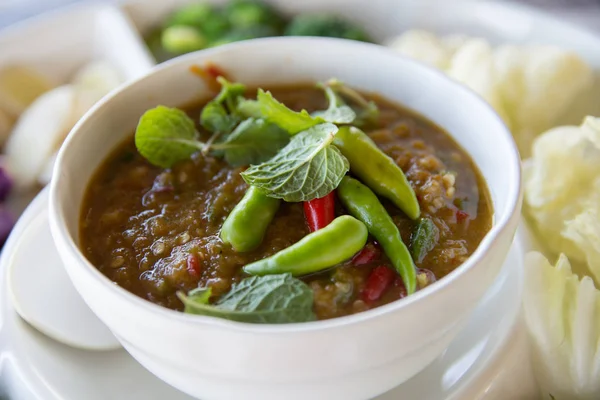 Tay gıda karides hamur ve taze sebze