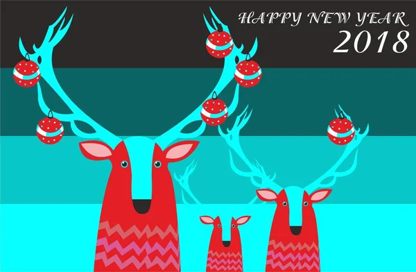 Kartpostal yeni yıl 2018