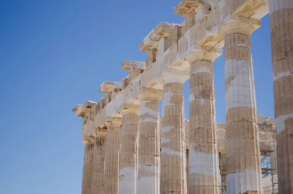 Parthenon tempel på Akropolis i Aten, Grekland — Stockfoto