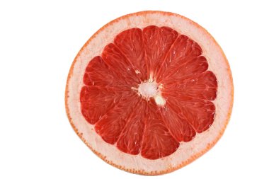 Greyfurt beyaz izole arka planda