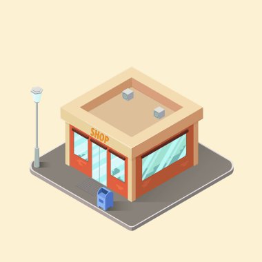 Küçük izometrik Dükkanı 