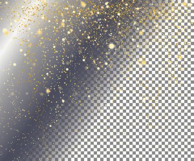 Altın kar arka plan