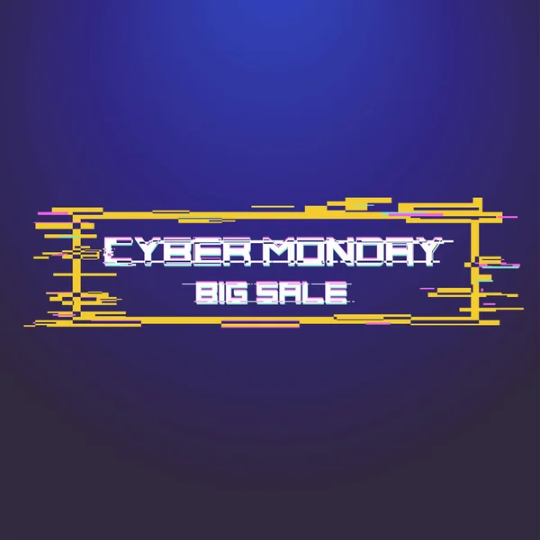 Cyber Monday sale — Stock Vector