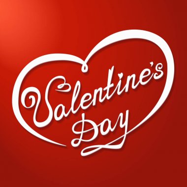 Sevgililer Günü kartı.