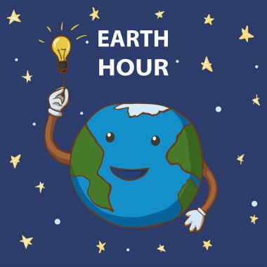 Dünya saat. Çizgi film dünya