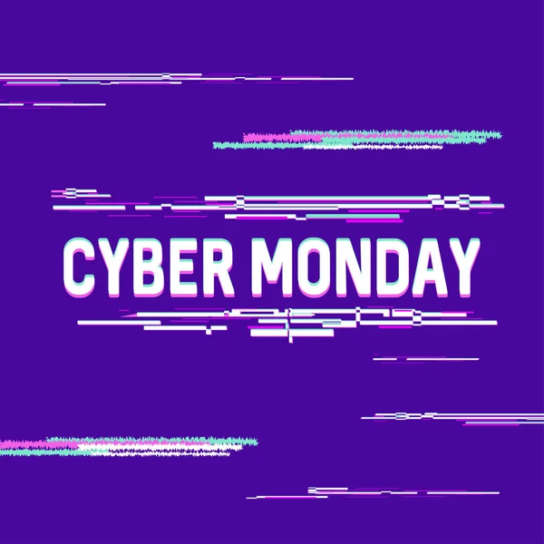 Cyber Monday, он-лайн шопинг и маркетинговая концепция . — стоковый вектор