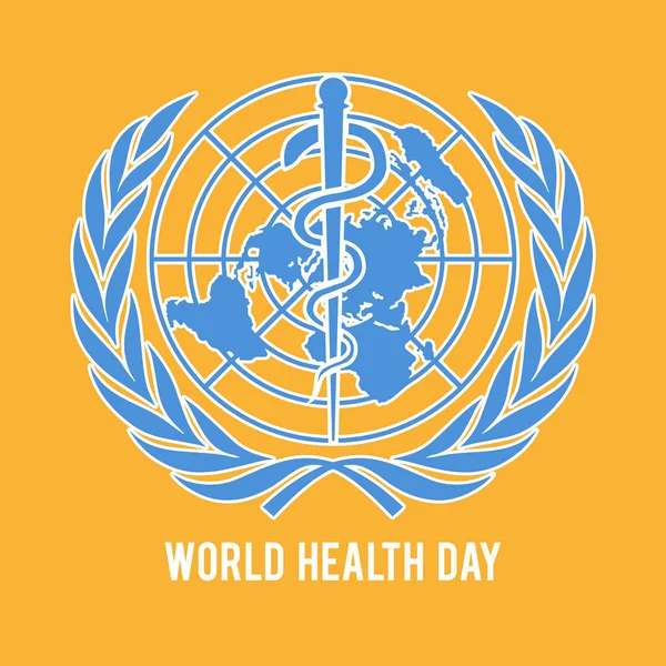 Világ egészségügyi nap-szimbólum. — Stock Vector